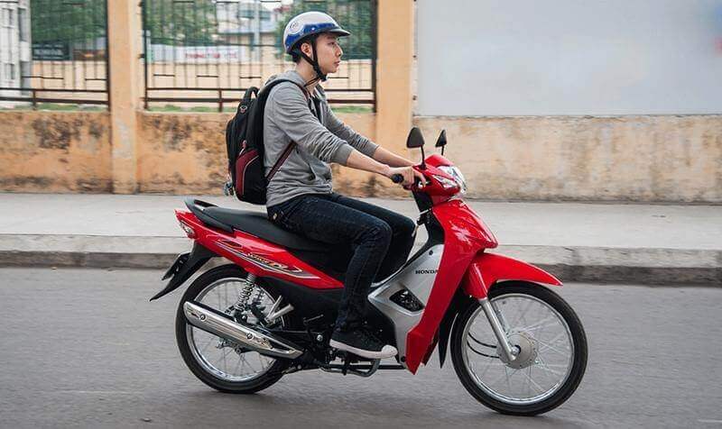 lưu ý khi đi xe máy