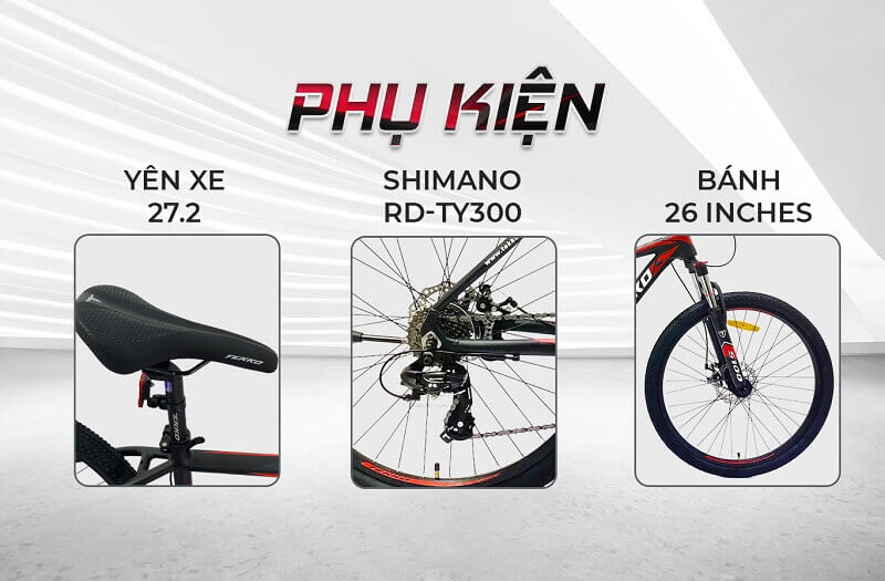 Xe đạp thể thao TEKKO S100 26 inch bst6