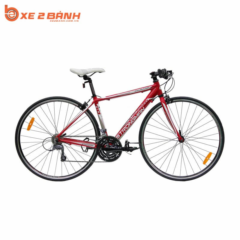 Xe đạp đua STRONGMAN PALLAS240FB 700C Màu đỏ