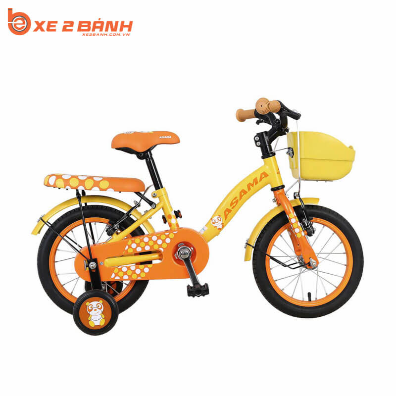 Xe đạp trẻ em ASAMA KZB1402 14 inch Màu vàng