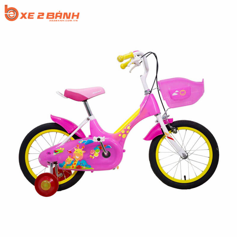 Xe đạp trẻ em ASAMA KZB1603 16 inch Màu hồng