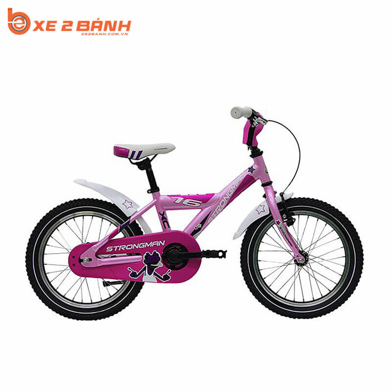 Xe đạp trẻ em STRONGMAN PEZ 16 inch Màu hồng