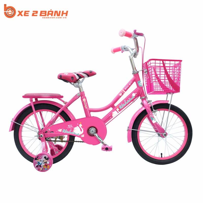 Xe đạp trẻ em VHBIKE MINI 16 inch Màu hồng