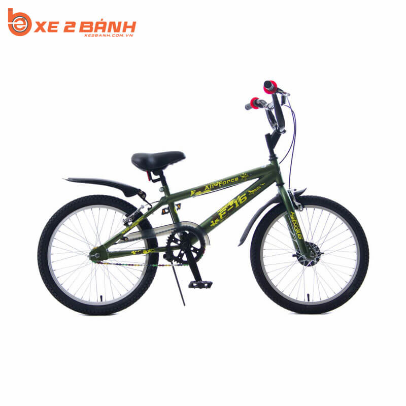 Xe đạp học sinh ASAMA AMT01 20 inch Màu rêu