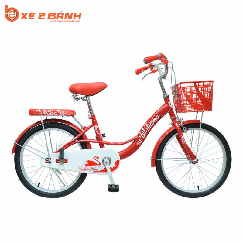 Xe đạp học sinh VHBIKE SWAN 20 inch Màu đỏ
