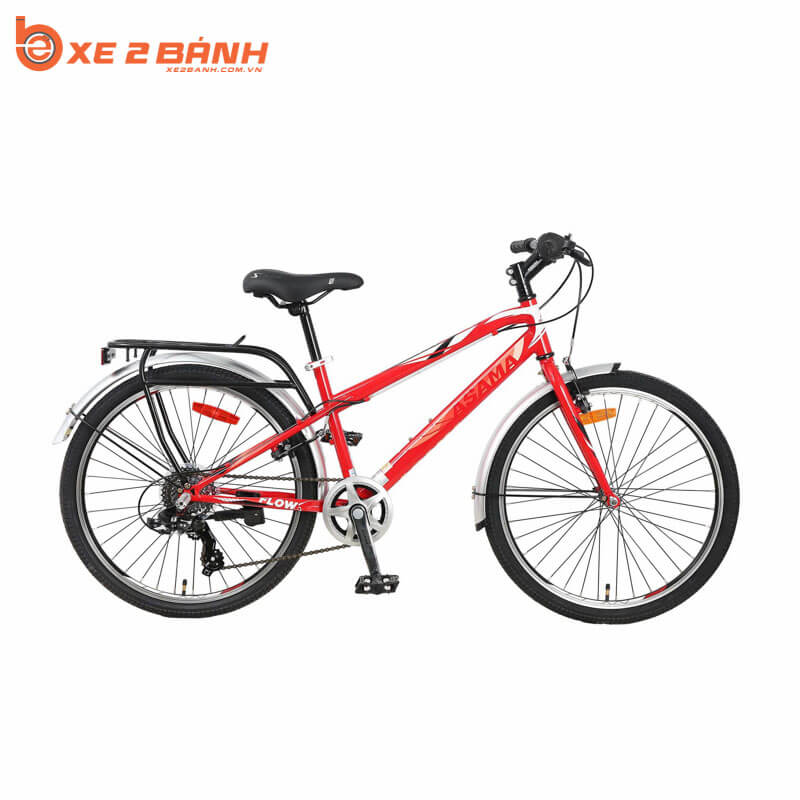 Xe đạp học sinh ASAMA FL2401 24 inch Màu đỏ