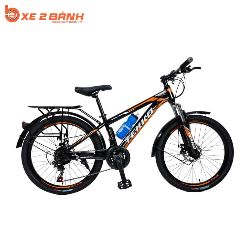Xe đạp thể thao TEKKO R100 24 inch Màu Đen cam