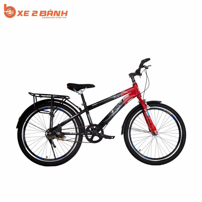 Xe đạp học sinh VHBIKE POWER 24 inch Màu Đỏ - đen