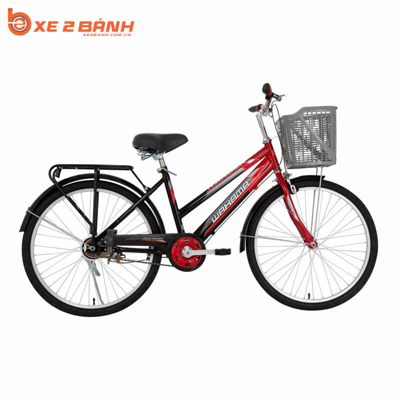 Xe đạp học sinh VHBIKE RANGER CAOLE 24 inch Màu Đỏ - đen