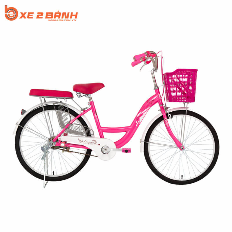 Xe đạp học sinh VHBIKE VH580 24 inch Màu hồng