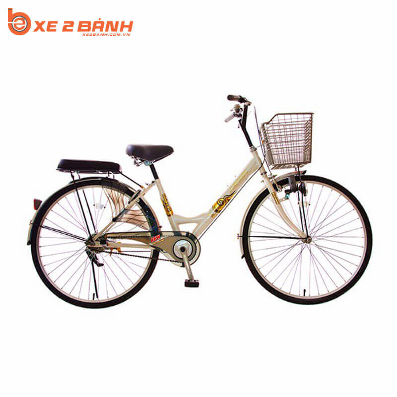 Xe đạp ASAMA C2604 26 inch Màu kem