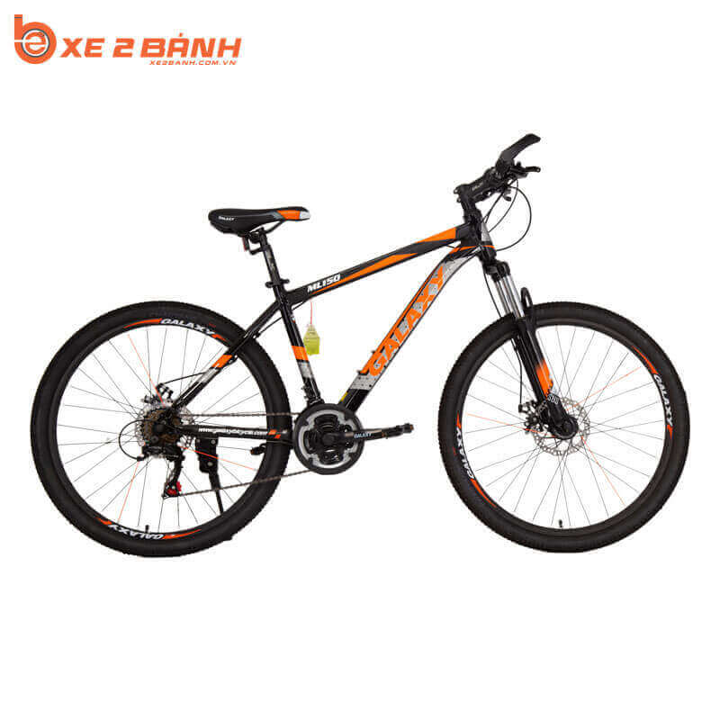 Xe đạp thể thao GALAXY ML150 26 inch Màu Đen - cam