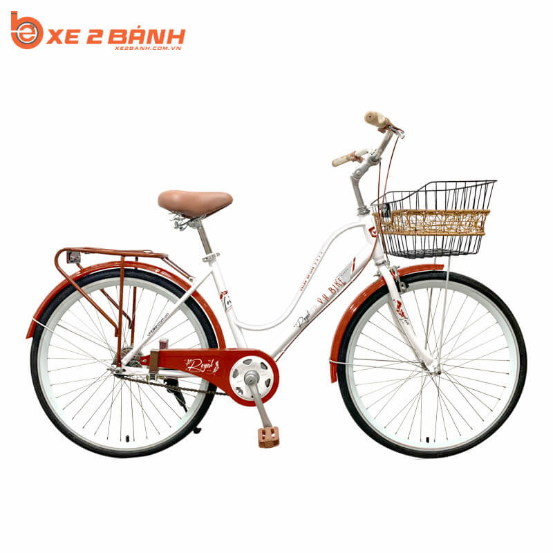 Xe đạp VHBIKE ROYAL 26 inch Màu kem