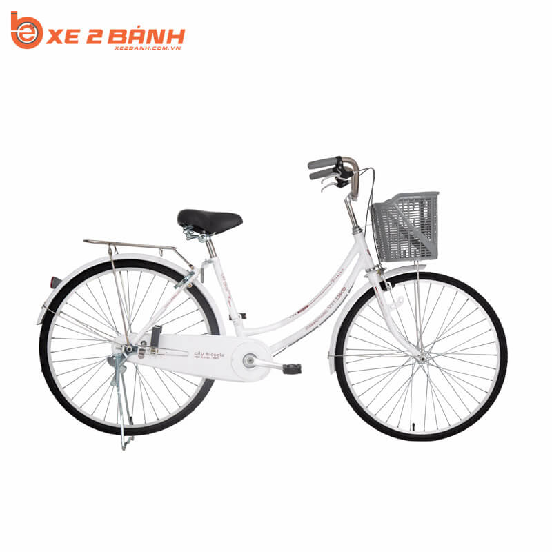 Xe đạp VHBIKE MINISAKURA 26 inch Màu trắng